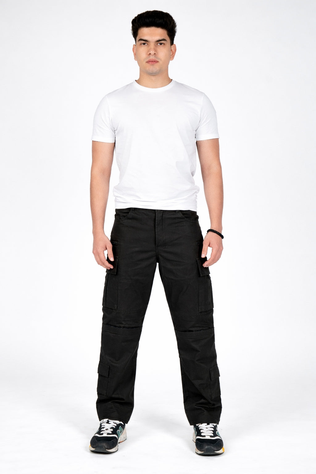 Tactical Cargo Pant 12 Pocket (Color - Black) ST-3027