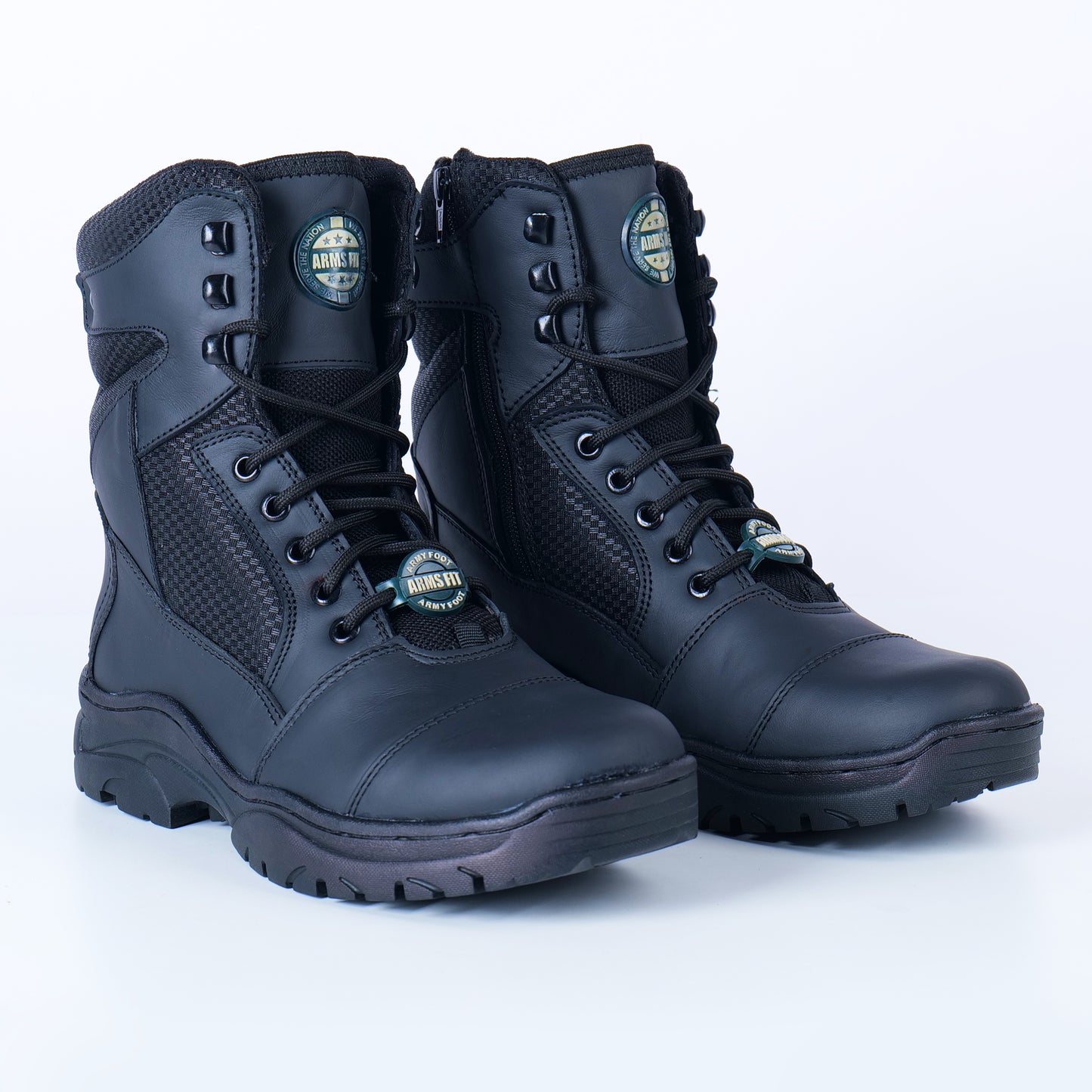 ARMFIT LOC LATHER BLACK DMS  SHOES