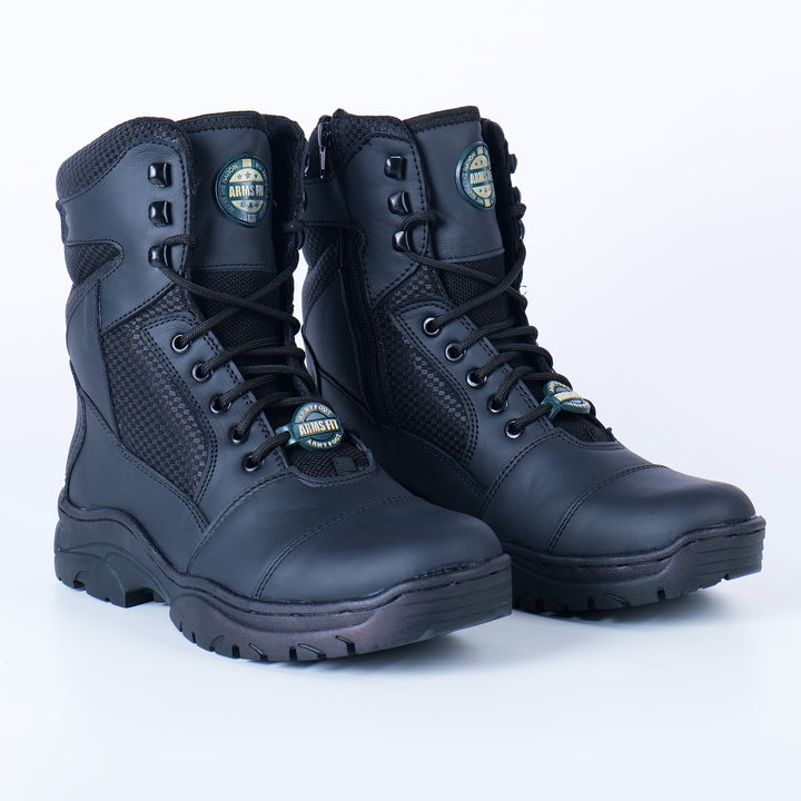 ARMFIT LOC LATHER BLACK DMS  SHOES