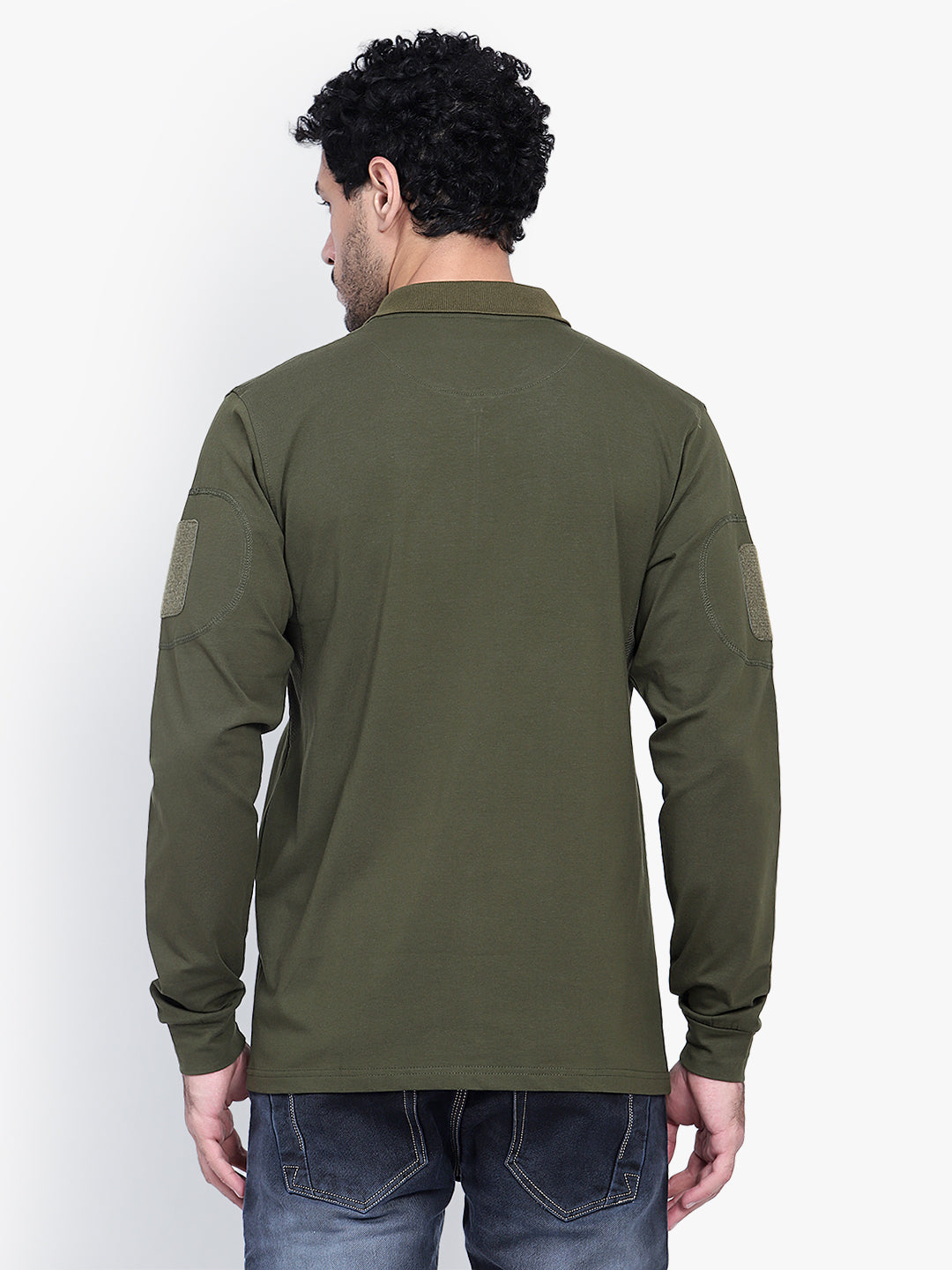 FULL SLEEVES TACTICAL T SHIRT (Color - Olive Green) ST-1050