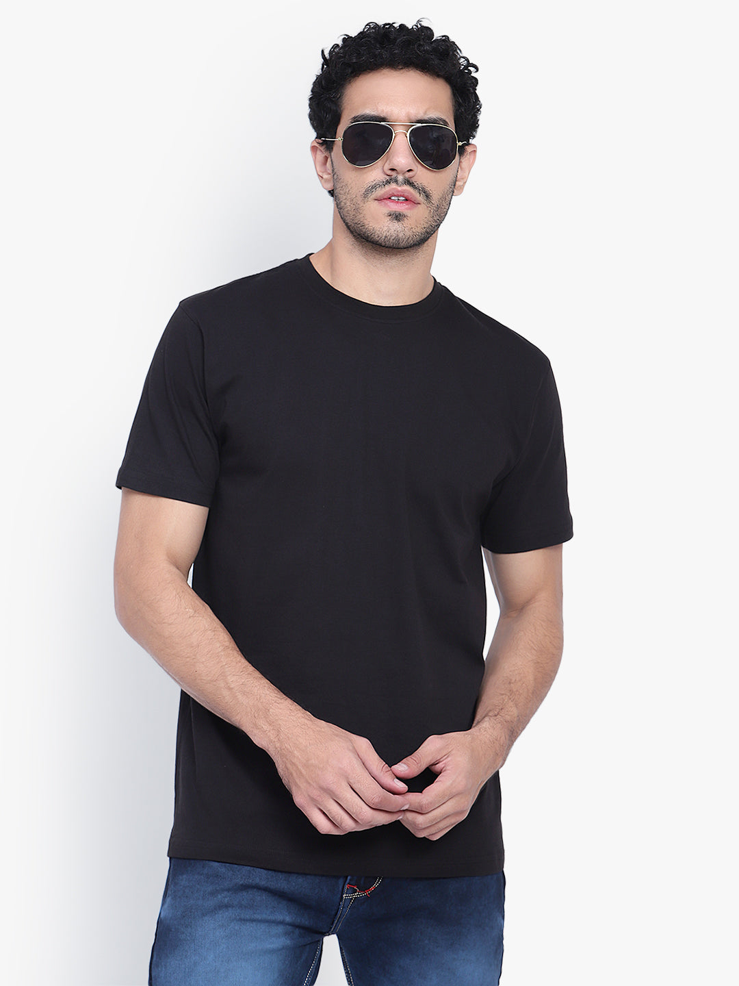 ARMSFIT BLACK T SHIRT (Color - Black) ST-1027A