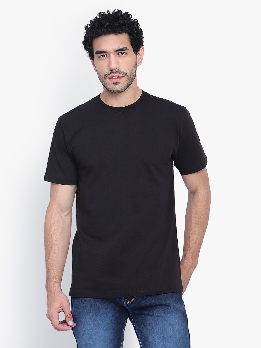 ARMSFIT BLACK T SHIRT (Color - Black) ST-1027A