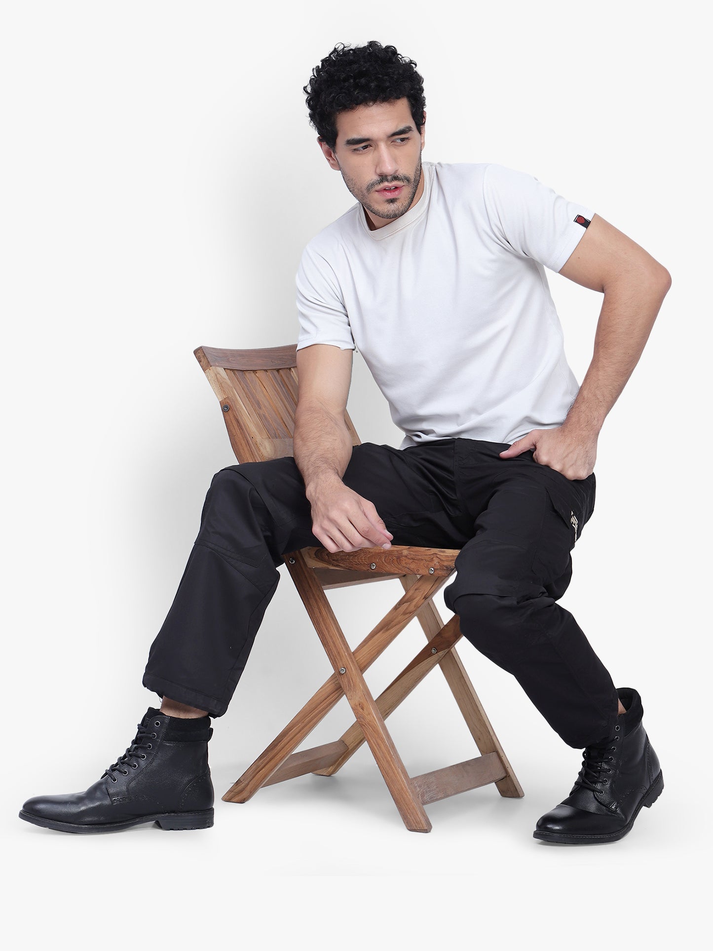 Black Tactical Cargo Pant | 7 Pocket Utility Pants (Color - Black) ST-3012