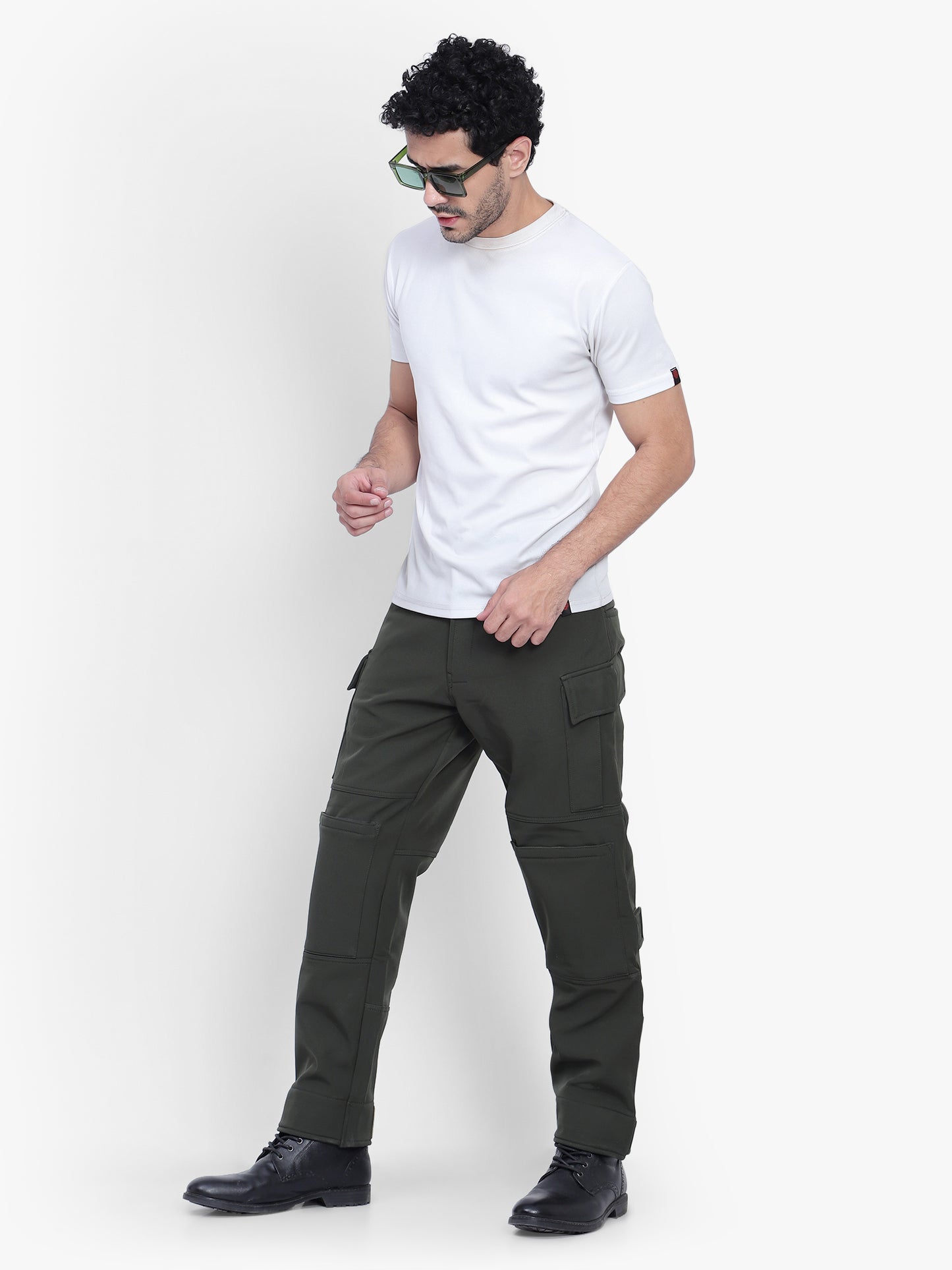 Winter Track Pant – Softshell Fabric (Color - Olive Green) ST-3014