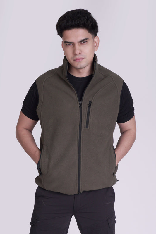 Tactical Fleece Half Hoodie