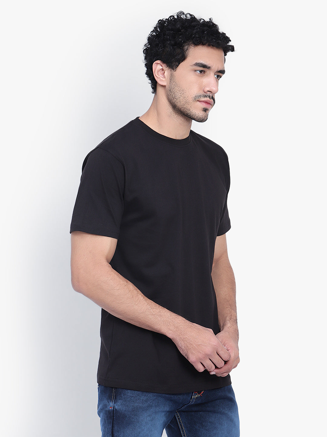 ARMSFIT BLACK T SHIRT (Color - Black) ST-1027A