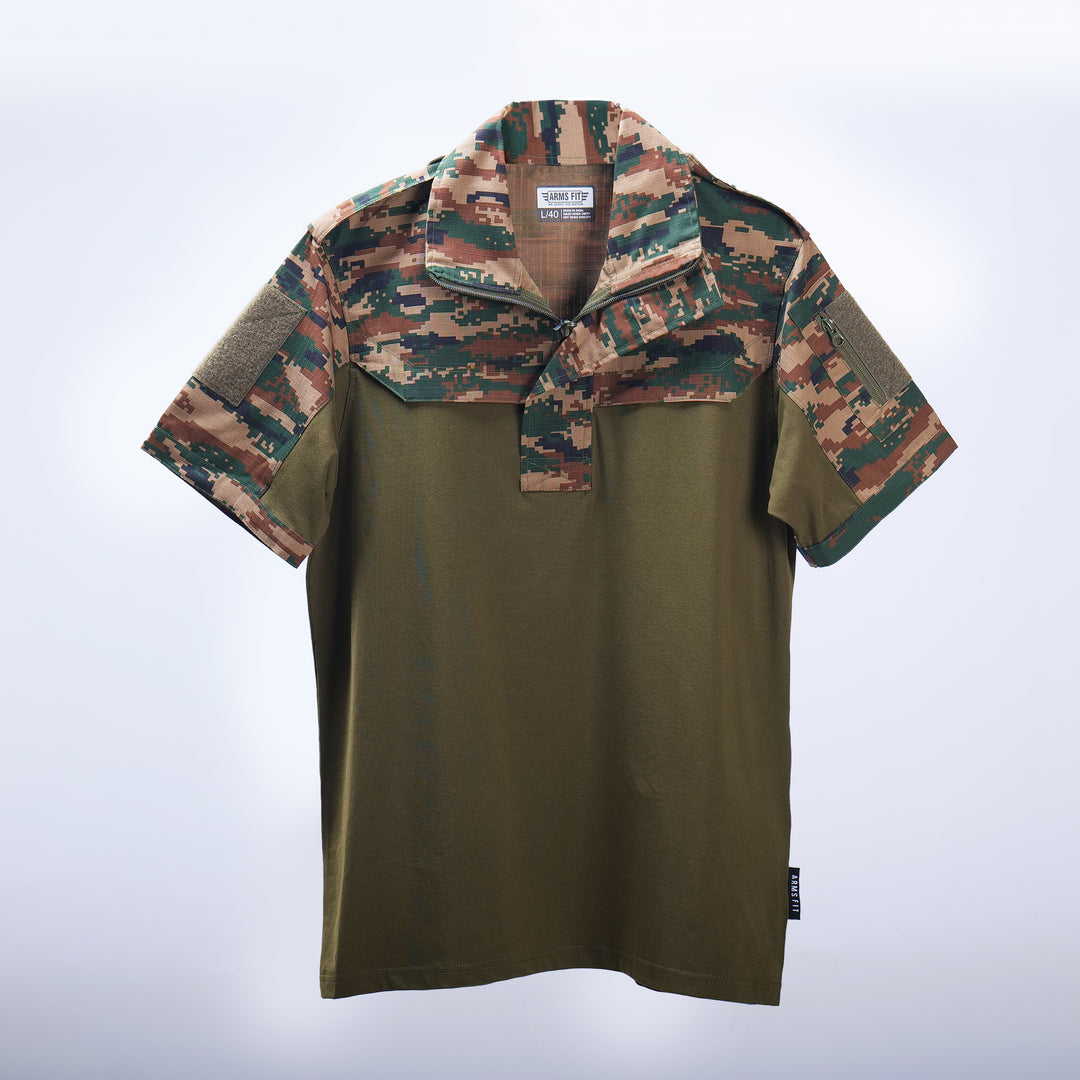 Tactical Army Combat T-Shirt – Half Sleeve Military Style