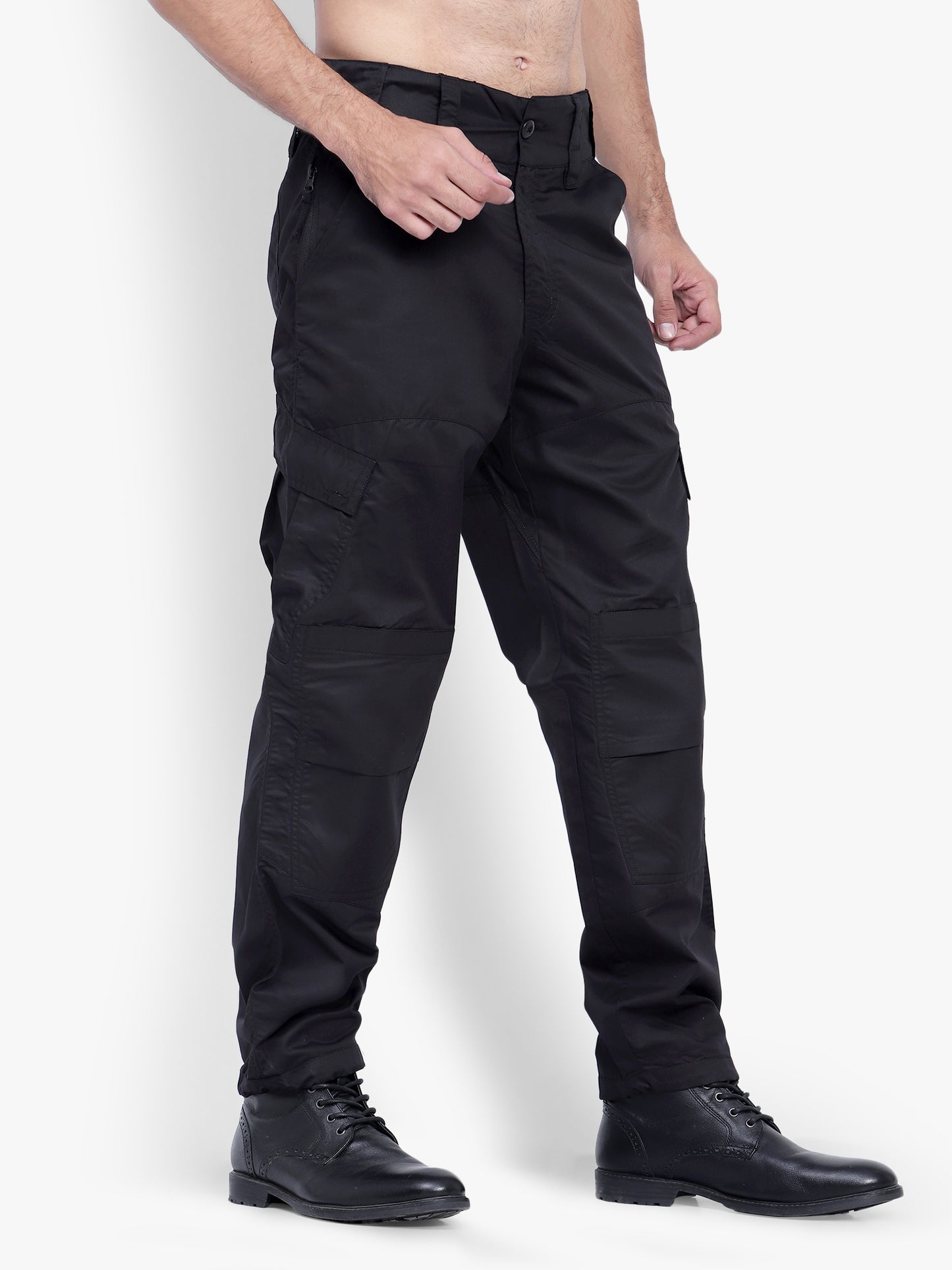 Black Tactical Cargo Pant | 7 Pocket Utility Pants (Color - Black) ST-3012