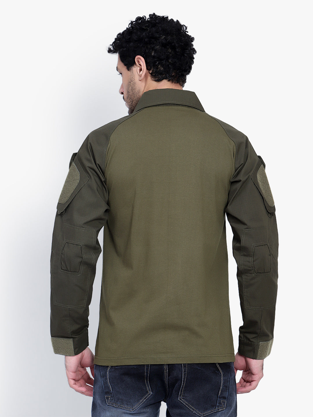 FULL SLEEVES TACTICAL T SHIRT (Color - Olive Green) ST-1039
