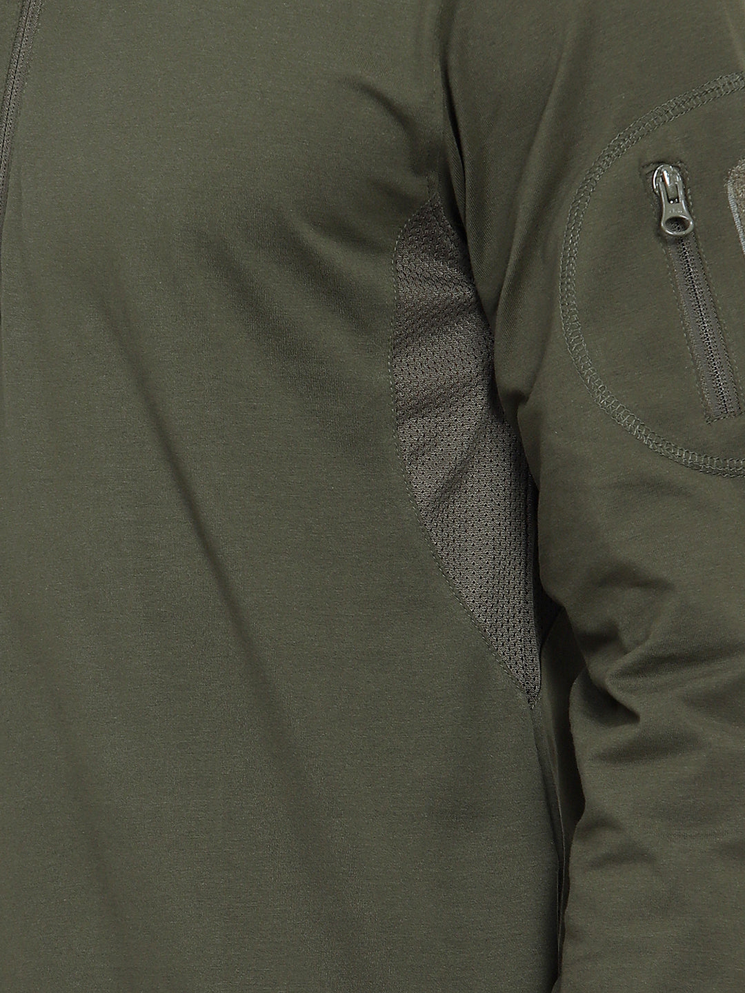 FULL SLEEVES TACTICAL T SHIRT (Color - Olive Green) ST-1050