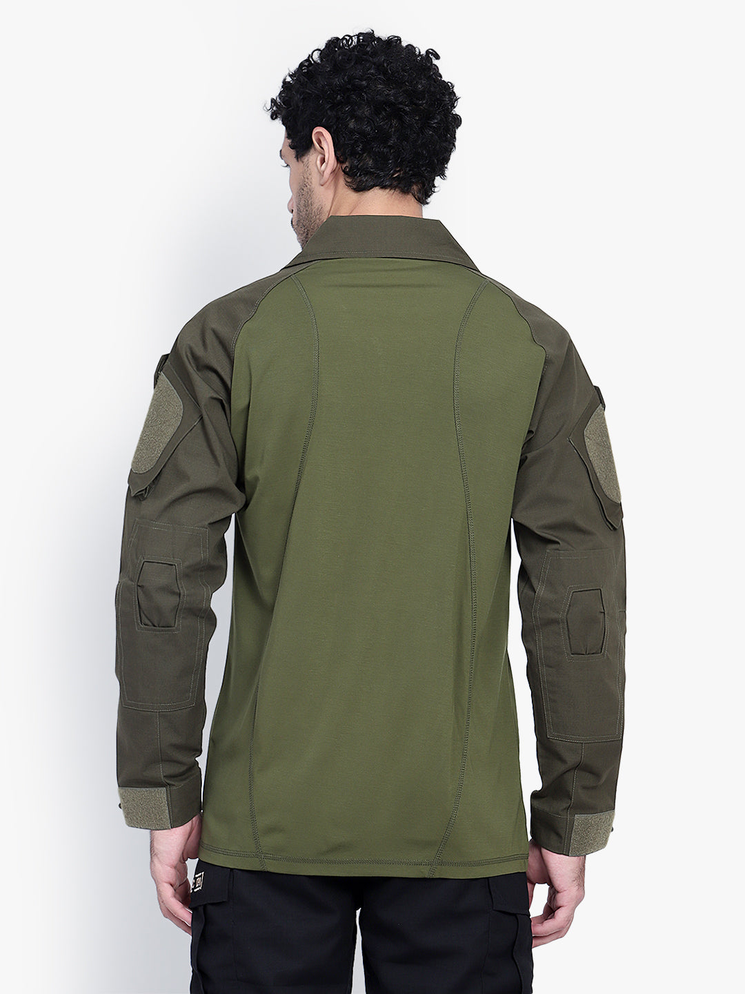 FULL SLEEVES TACTICAL T SHIRT (Color - Olive Green) ST-1038