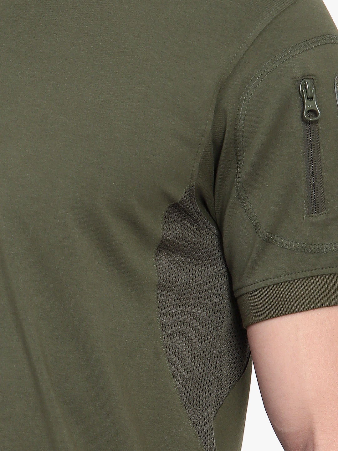 Half Sleeves Tactical T (Color - Olive Green) ST-1029