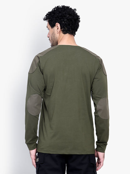 Armsfit Full Sleeve Tee (Color - Olive Green) ST-1046