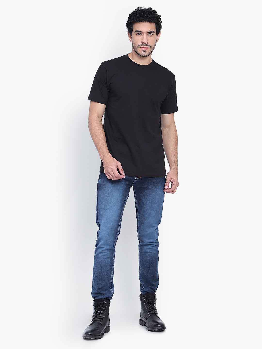 ARMSFIT BLACK T SHIRT (Color - Black) ST-1027A