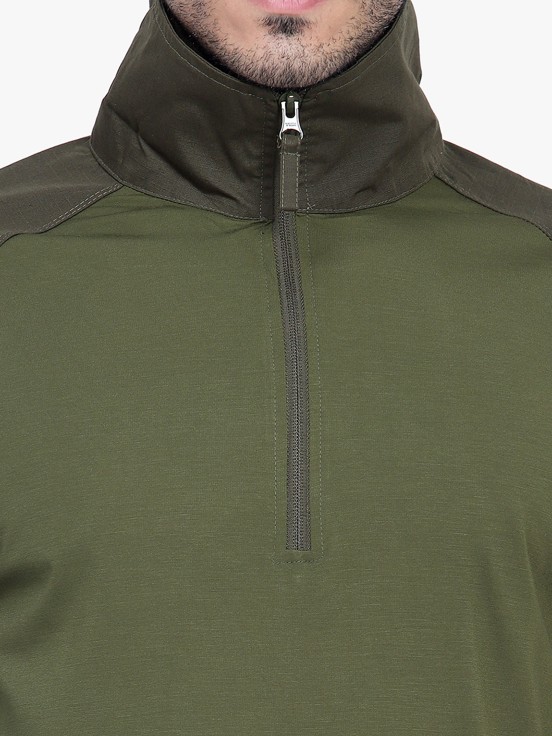 FULL SLEEVES TACTICAL T SHIRT (Color - Olive Green) ST-1038