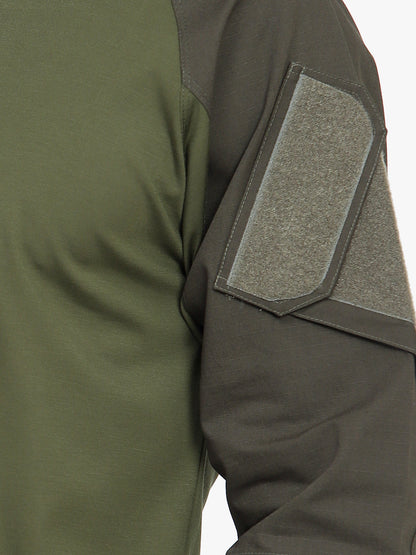 FULL SLEEVES TACTICAL T SHIRT (Color - Olive Green) ST-1038