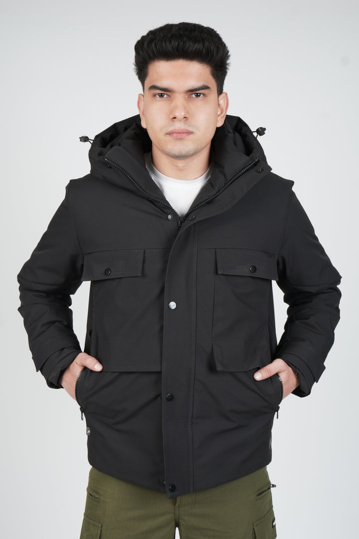 Tactical Winter Jacket Light OG –10°C Protection Black
