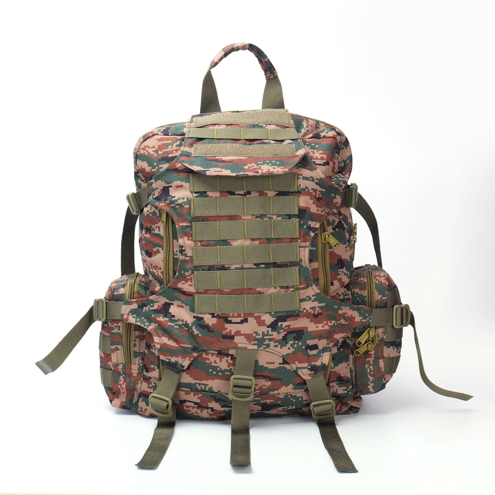 Tactical Army Camouflage Backpack – Heavy-Duty Military Style, Multi-Pocket, 45L