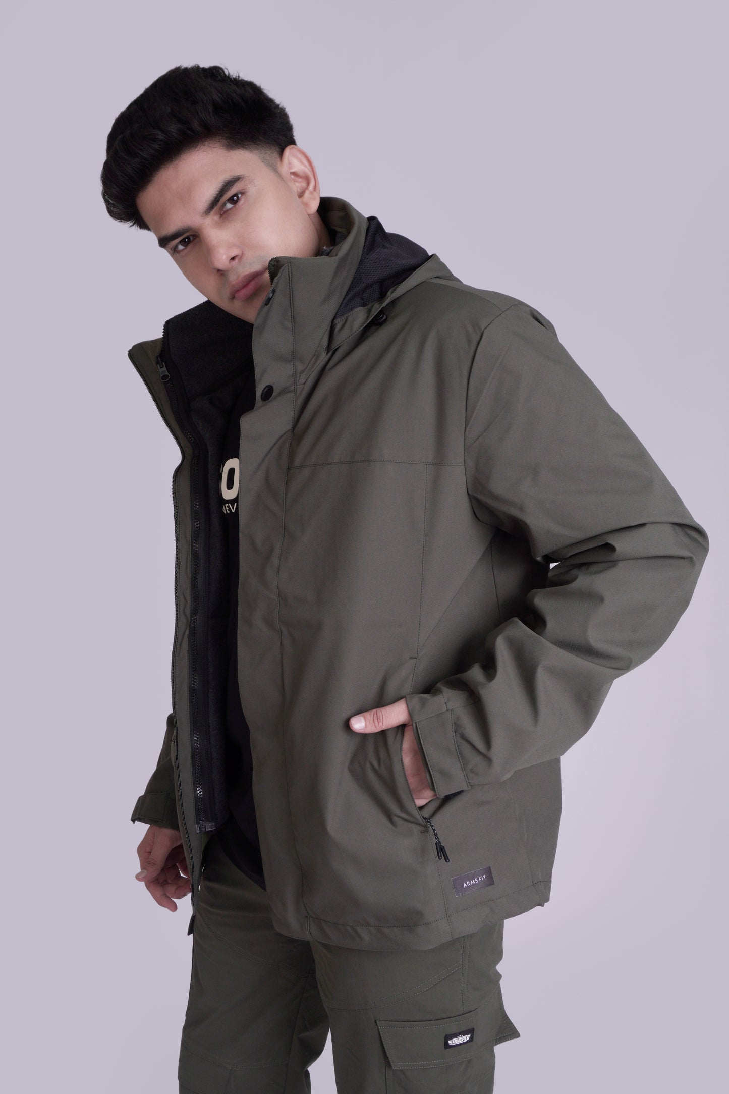 2-in-1 Tactical Winter Jacket –10°C Protection