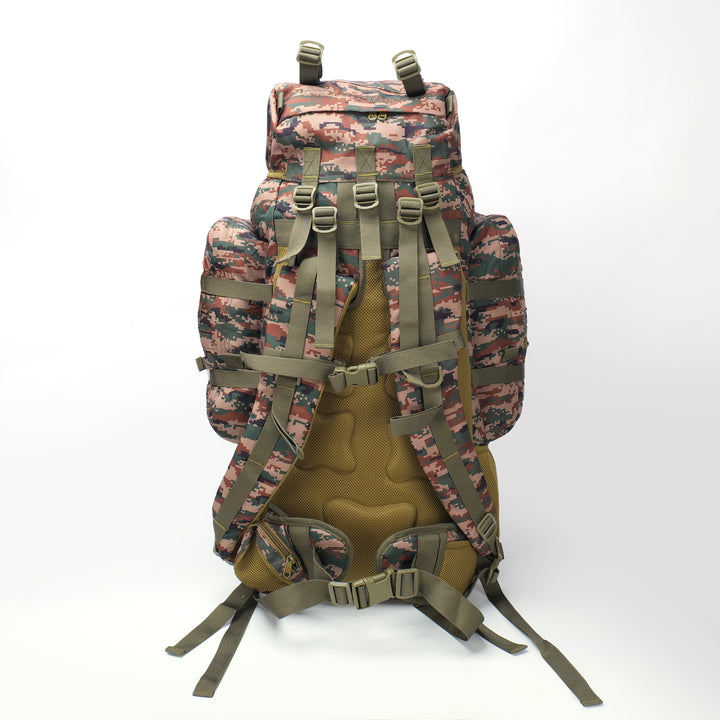 Heavy-Duty Tactical Backpack for Trekking, Hiking & Military Use 105 Liter Army Rucksack
