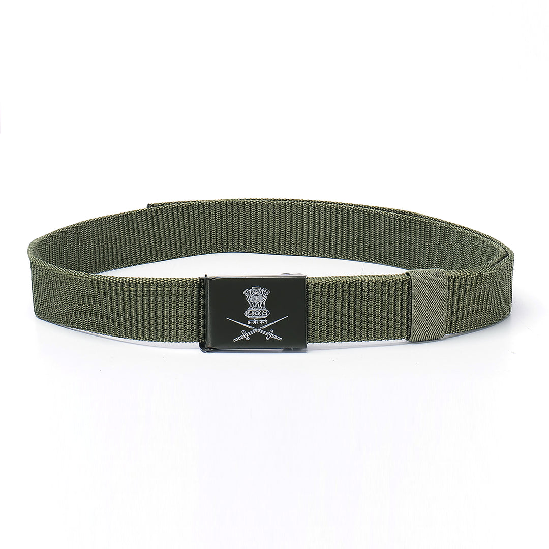 Army Tactical Belt – Pack of 2 | Heavy-Duty Combat Style with Metal Buckle