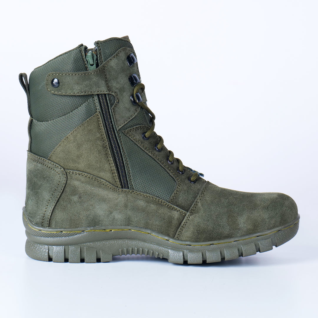 ARMSFIT Long Tactical Suede Leather Shoes with Chain OG