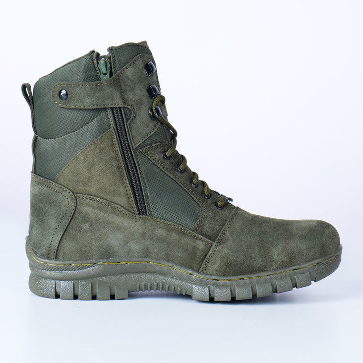 ARMSFIT Long Tactical Suede Leather Shoes with Chain OG