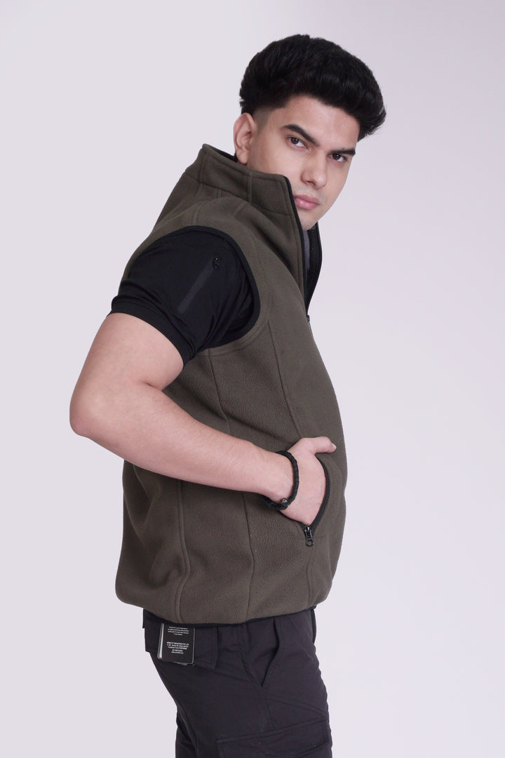 Tactical Fleece Half Hoodie