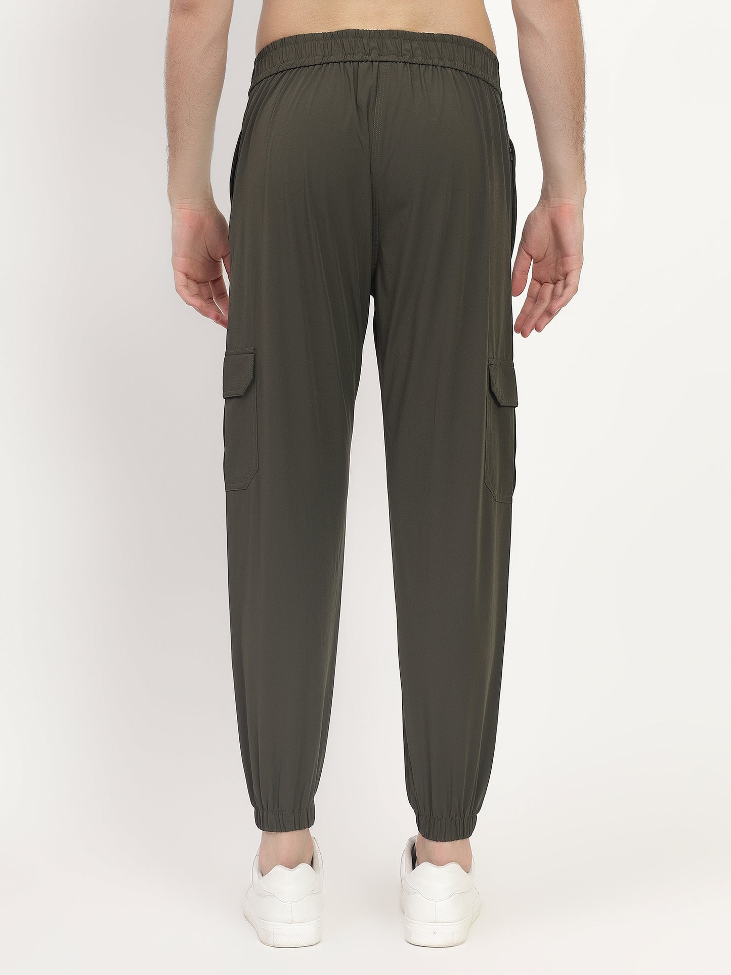 OLIVE COLOUR TERRY JOGGERS (Color - Olive Green) ST-0001