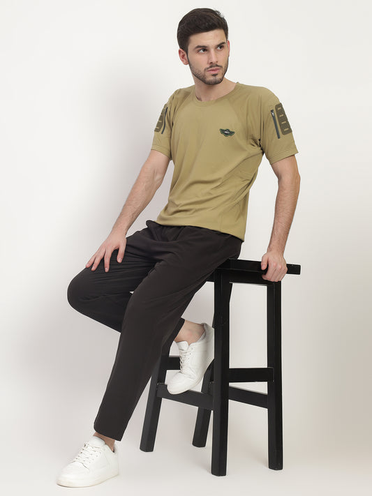 HALF SLEEVES KHAKI TACTICAL T SHIRT