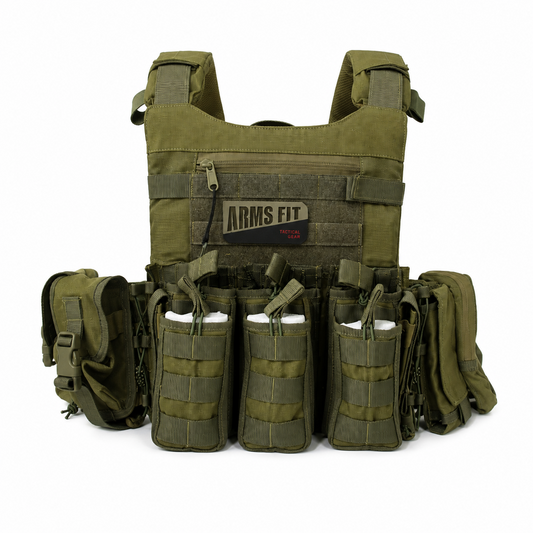 Phantom Tactical BP Jacket 6 Mag Pockets (Color - Olive Green) ST-0002