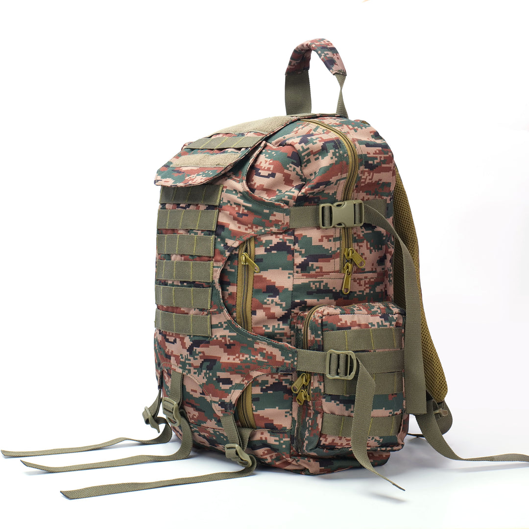 Tactical Army Camouflage Backpack – Heavy-Duty Military Style, Multi-Pocket, 45L