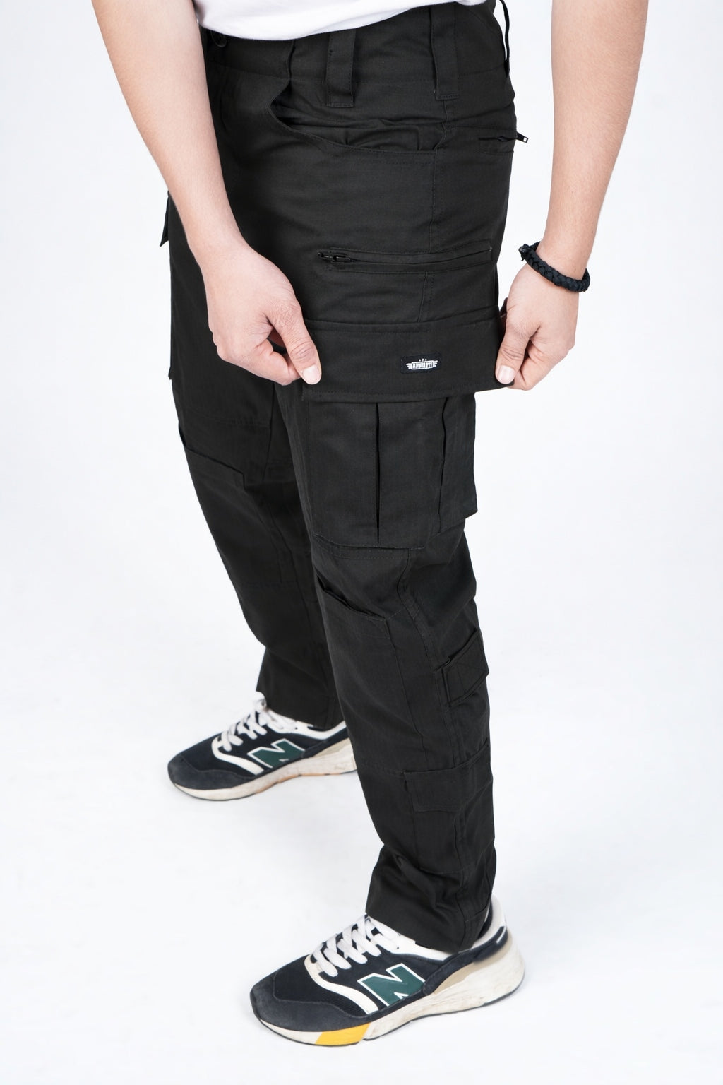 Tactical Cargo Pant 12 Pocket (Color - Black) ST-3027