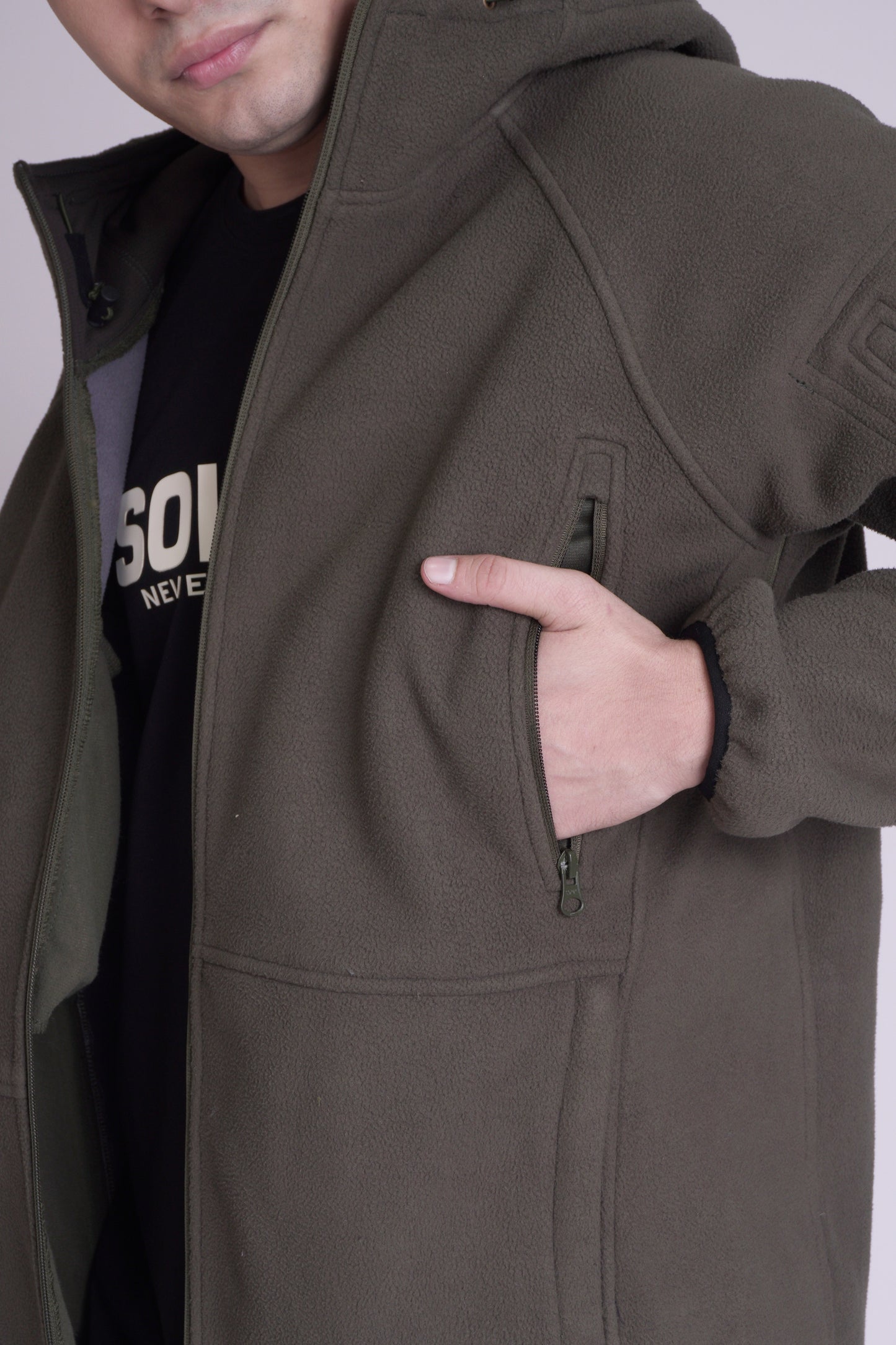 Tactical Fleece Hoodie Jacket