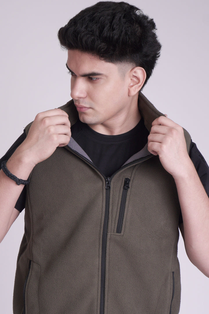 Tactical Fleece Half Hoodie