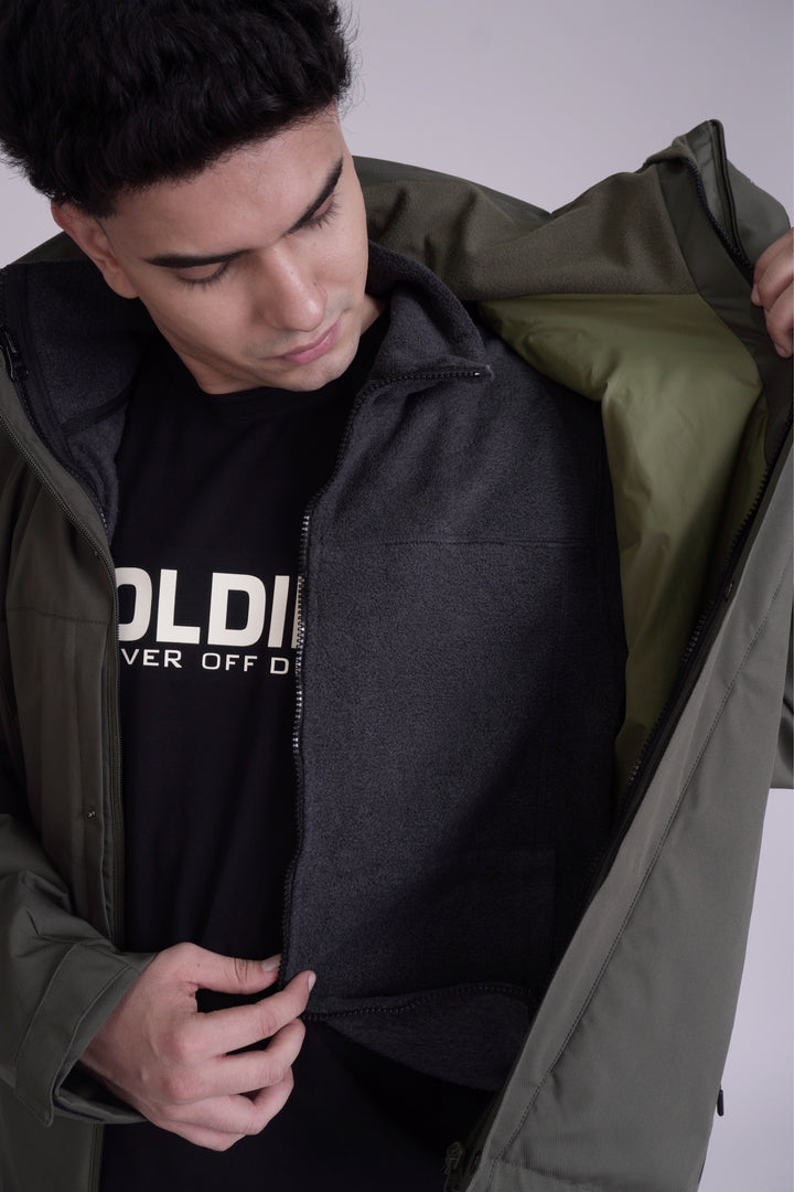 2-in-1 Tactical Winter Jacket –10°C Protection