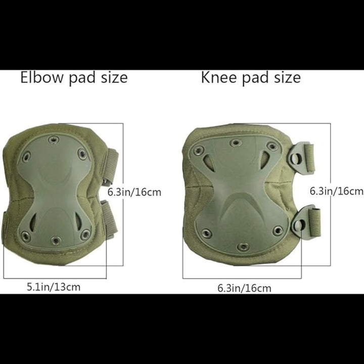 Tactical Knee & Elbow Pads Set – Army Combat Protective Gear