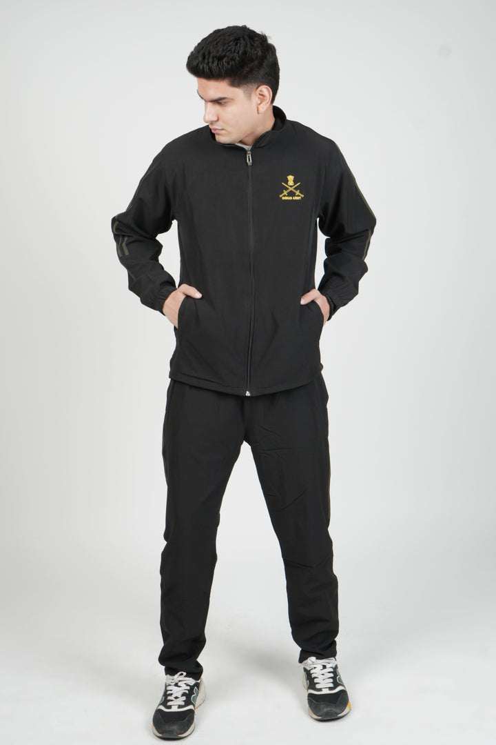 Indian Army Style Black Tracksuit