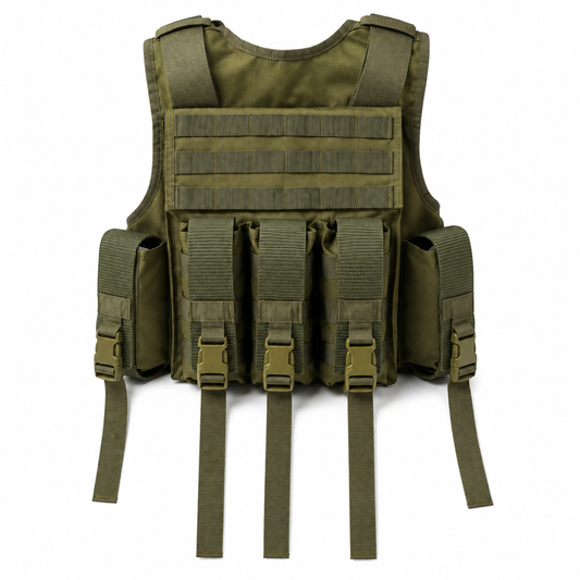 Tactical BP Jacket 5 Mag Pockets (Color - Olive Green) ST-0004