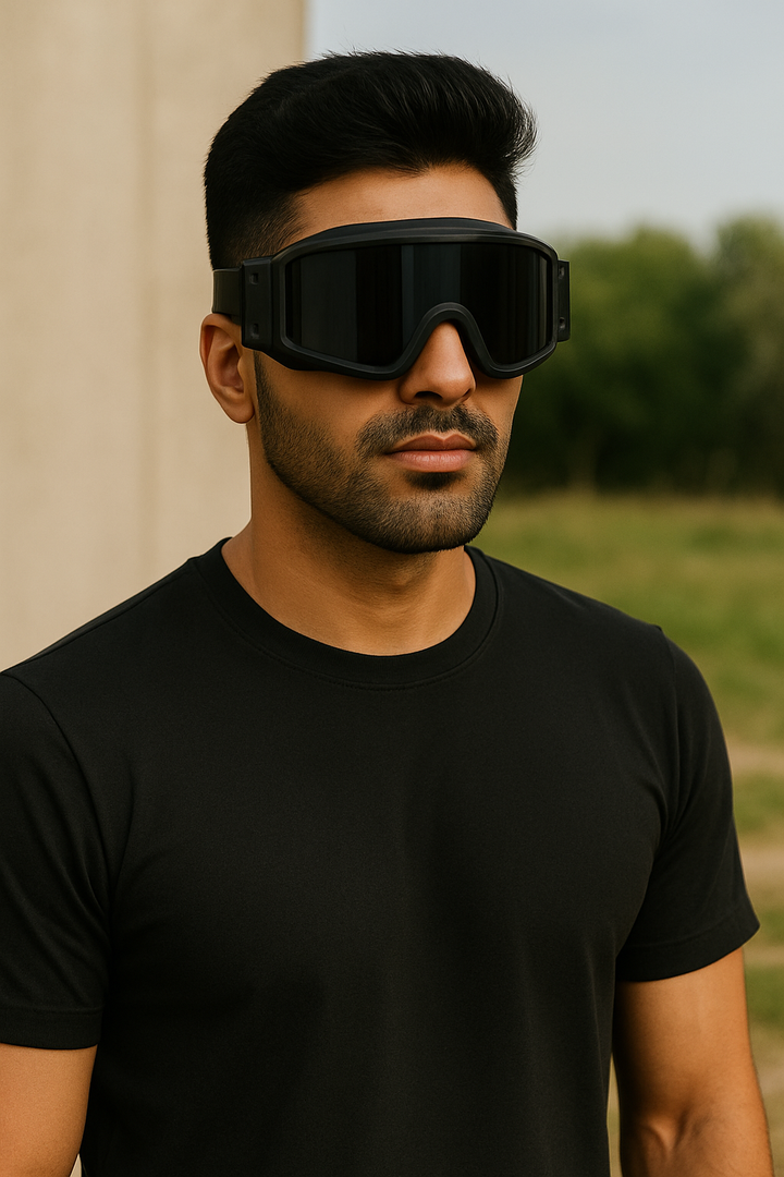 Tactical Military Goggles – Anti-Glare UV Lens | Sand Frame | Unisex