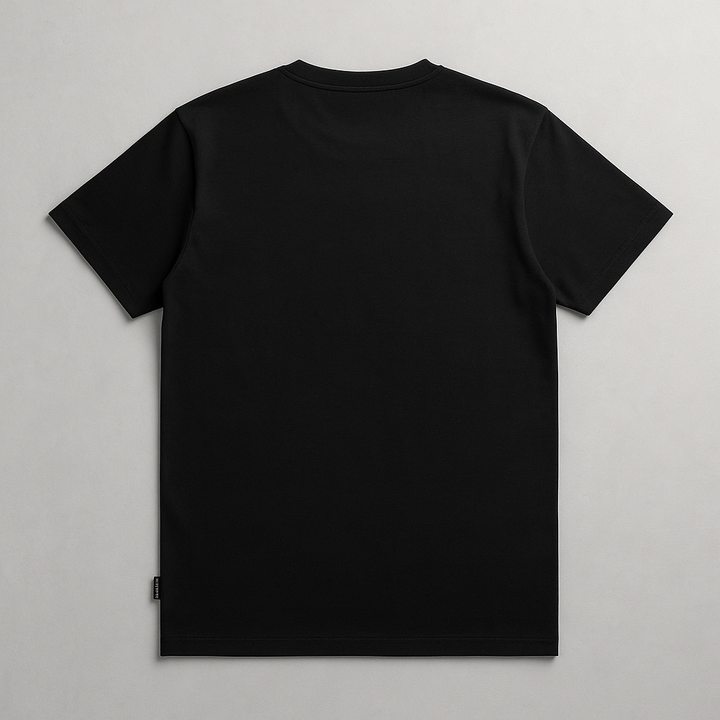 Premium Black "INDIA" Printed Cotton T-Shirt