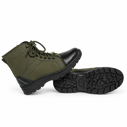 Armsfit Jungle Boots with Chain – Heavy Duty Tactical (Color - Olive Green) ST-12002