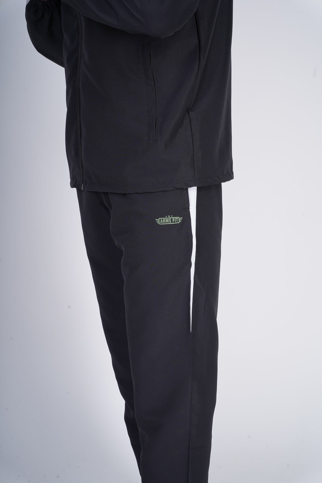 Armsfit Men's Track Suit Set - Full-Zipper Jacket & Track Pants