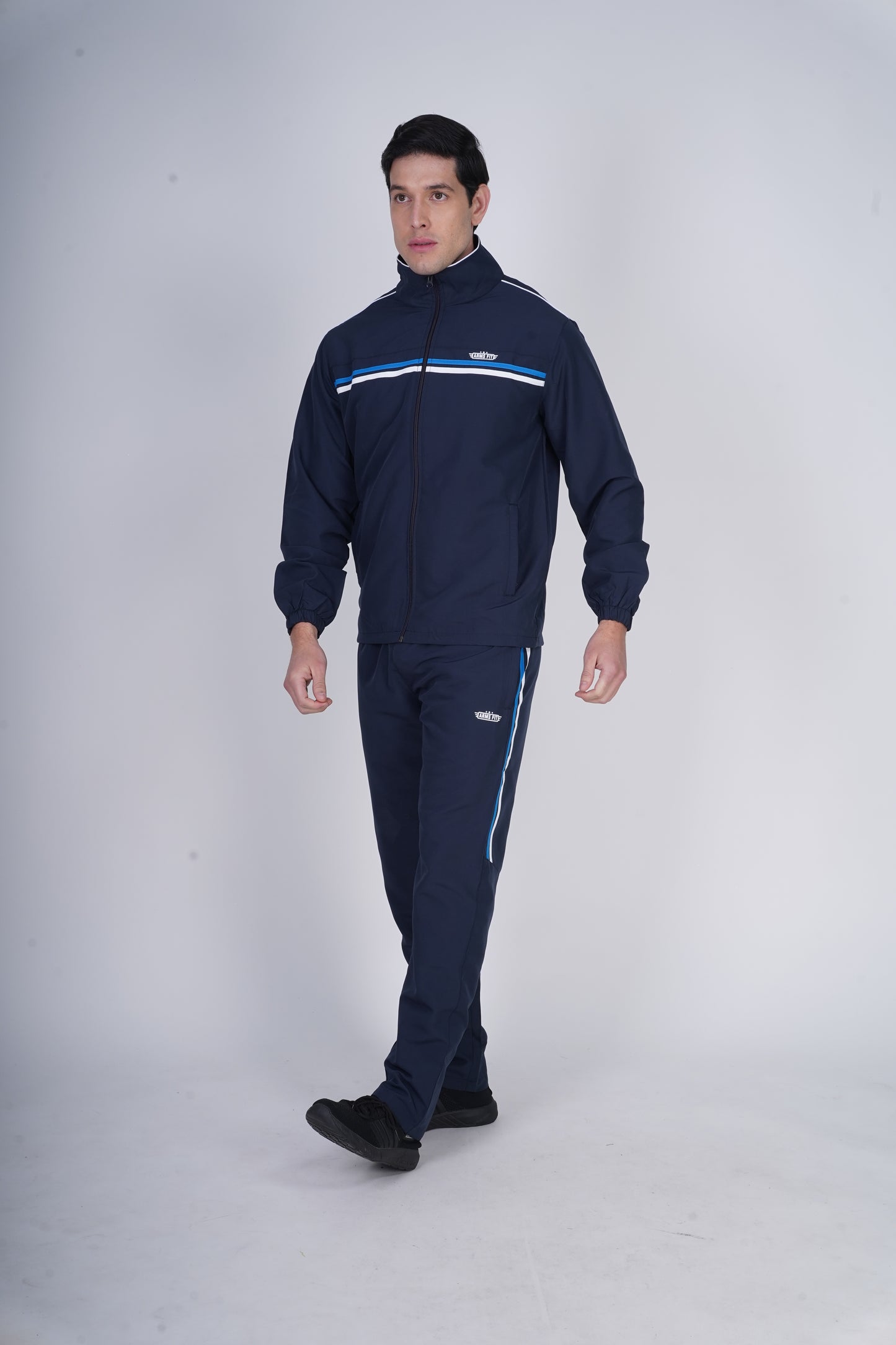 Armsfit Men's Track Suit Set - Full-Zipper Jacket & Track Pants