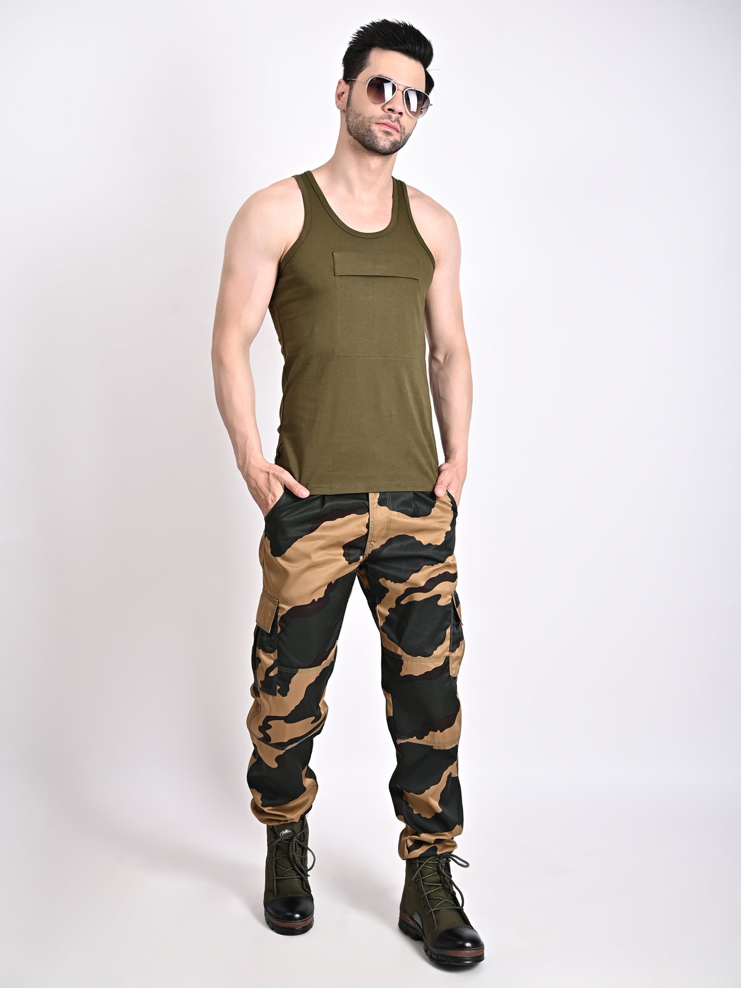 Armsfit Olive Tank