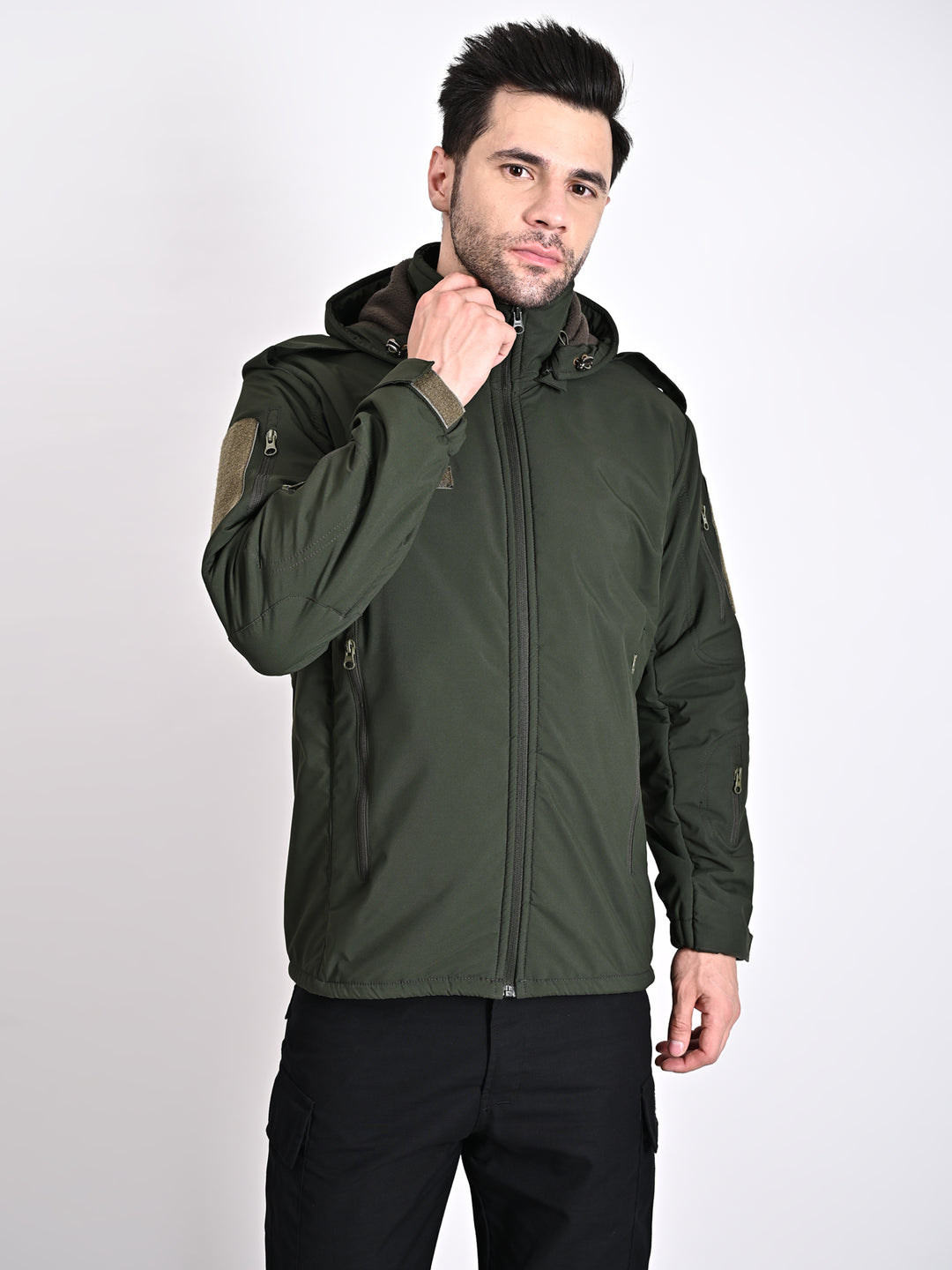 ARMSFIT KOREAN FLEECE OLIVE GREEN JACKET