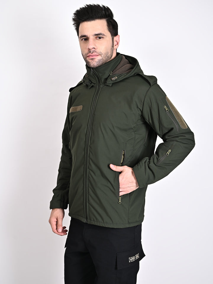 ARMSFIT KOREAN FLEECE OLIVE GREEN JACKET