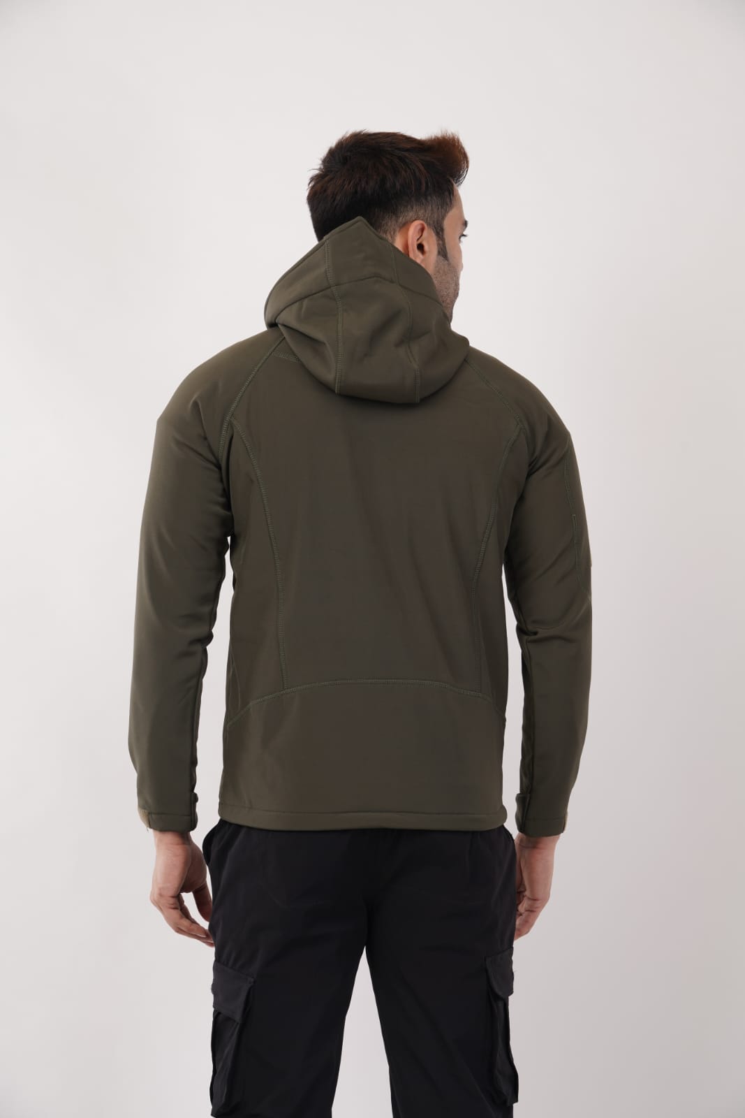 ARMSFIT SOFTSHEEL FLAT LOCK JACKET KHAKI