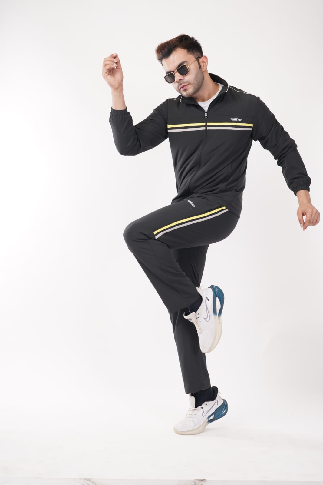TRACK SUIT LEMON GRAY (BAGHIRA) (Color - Grey) ST-4002