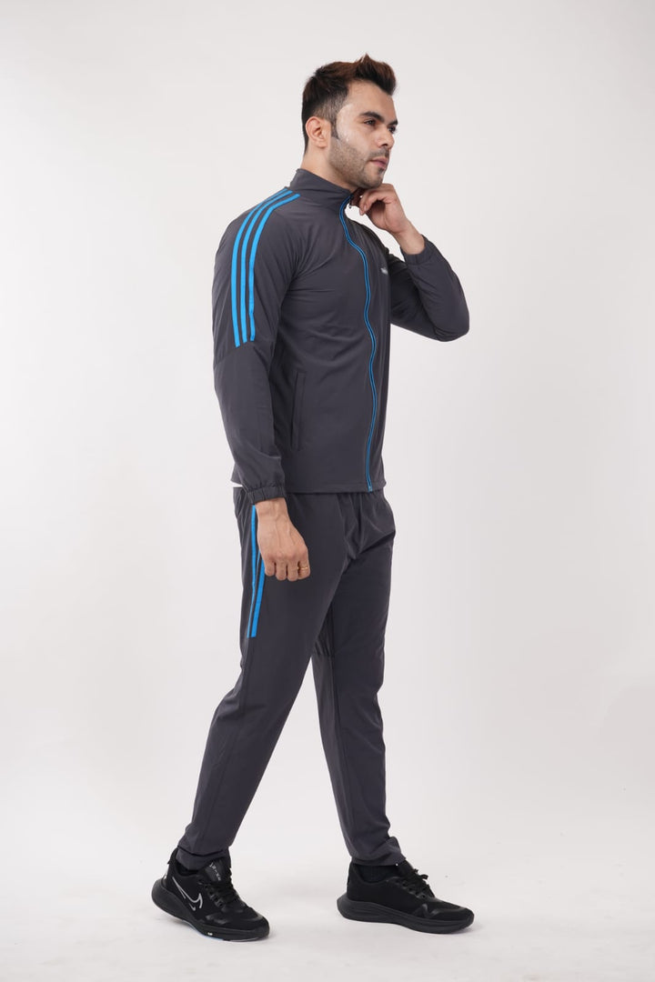 Armsfit Men's Track Suit Set - Full-Zipper Jacket & Track Pants